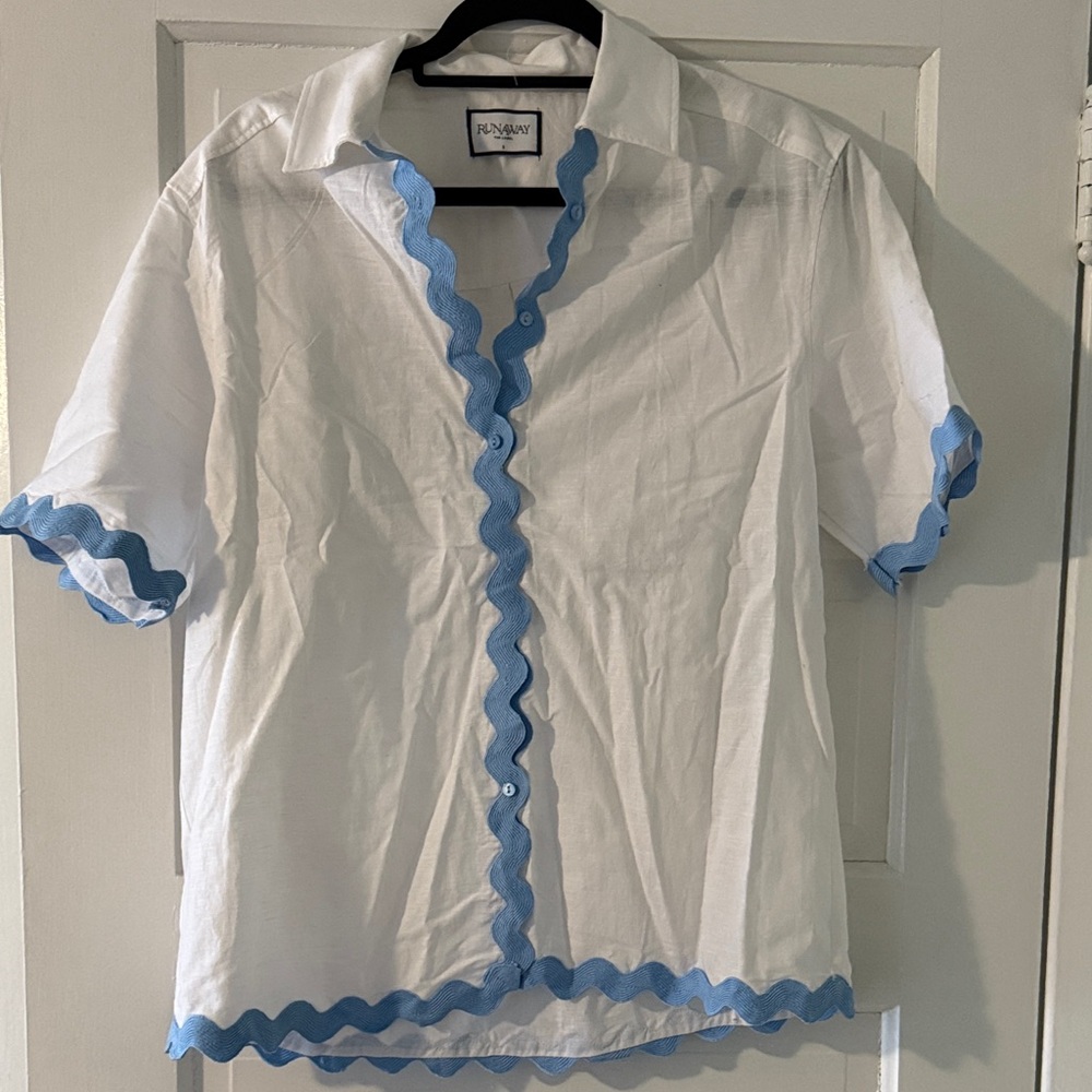 NWOT Runaway the Label Linen Shirt